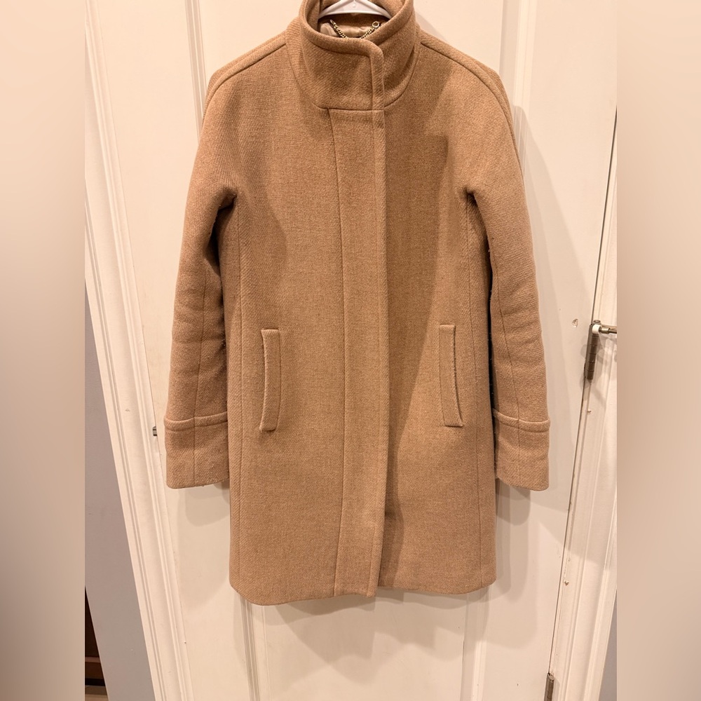 J. Crew Classic Tan wool Coat